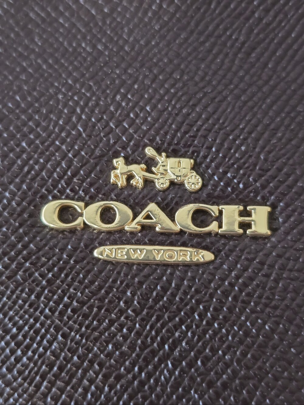 Coach City Tote In Oxblood Crossgrain Leather.  Like New - Picture 7 of 15